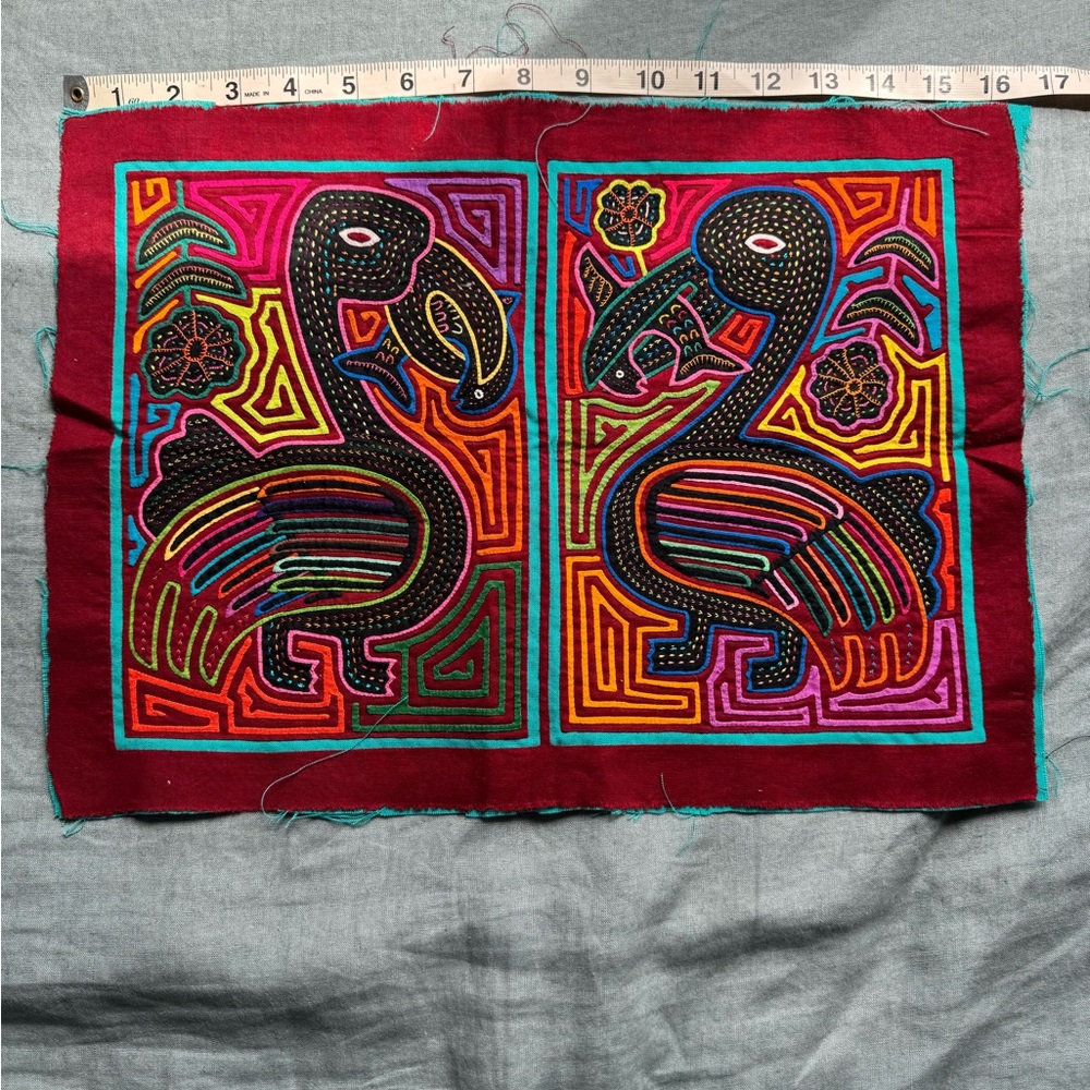 Vintage Mola 1960’s from Panama. Perfect condition